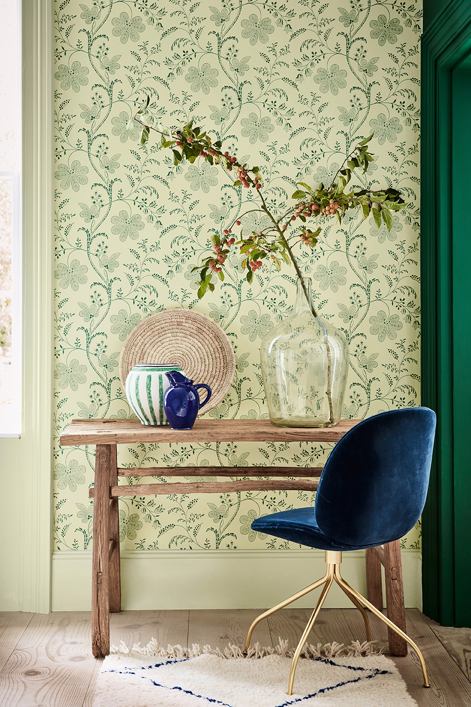 Обои Bedford Square, Acorn, коллекция London Wallpapers V, Little Greene