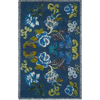 RUGDG0900, Eleonora, Cobalt, Designers Guild