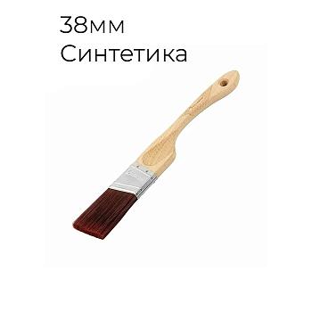 Плоская кисть с эргономичной ручкой DOBERMAN™ X1000 1,5" (38,1 мм) угл. срез, щетина: 100% синтетика